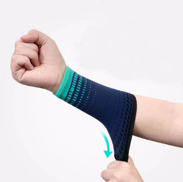 YOLO Breathable Compression Protective Absorb Sweat Sports Wristband Volleyball Weight Lifting Nylon Knit Basketball Assistance Fitness Sweat