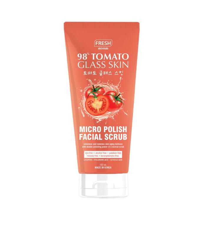 Fresh Skinlab Tomato Glass Skin Micro Polish Facial Scrub 100ml