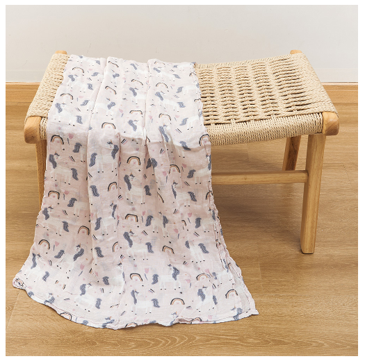 Happyflute Muslin Blanket 70 Bamboo Plus 30 Cotton Baby Swaddle Soft Newborn Bath Towel Baby Wrap Sleepsack Stroller Cover 120x110CM S14