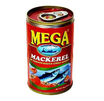 Mega Mackerel in Tomato Sauce with Chili Added 155g