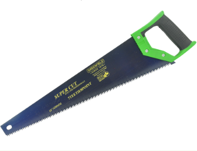 Plastic Handle Blue Blade Handsaw 18 Inches