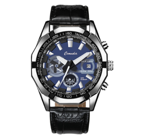 Original Luxury Stainless Steel Luxury Fashion Business Men's Watch Calendar Waterproof Luminous Watch M3