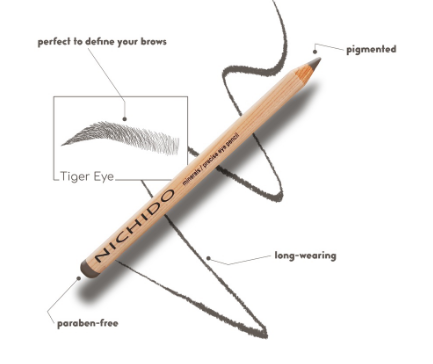 NICHIDO Minerals Precise Eye Pencil - Tiger Eye