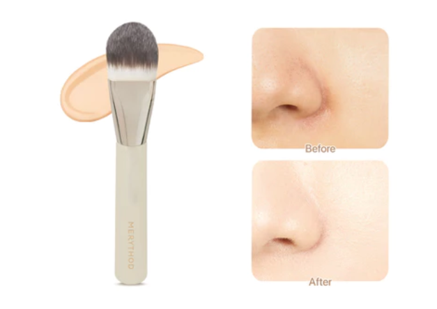 MERYTHOD Reel Cover Foundation Brush - Makeup Brush Beauty Tool