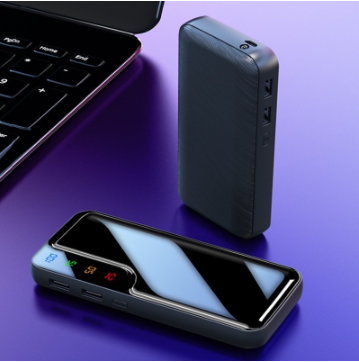 Power Bank 50000mAh PowerBank Mirror Screen Portable power External Batteries PowerBank