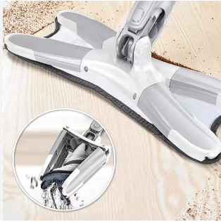 X-type 360 Cleaning Easy Rotating Mop with Microfiber Cloth Flat Handle Dust Mop Pads