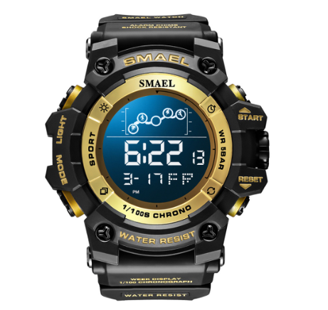 SMALL Top Brand Watches For Men Luxury LED Display Outdoors Sport Watch Military Male Multifunction Waterproof Digital Wrist Watches M001