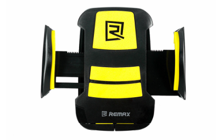 Remax Bicycle Phone Holder RM-C08 (Black and Yellow) Phone Holder Suction, Strong and Super Safe