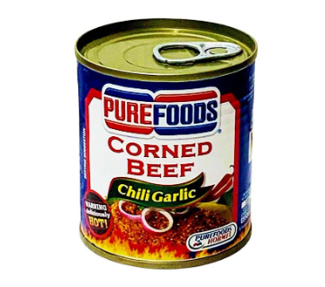 Purefoods Corned Beef Chili Garlic 210g