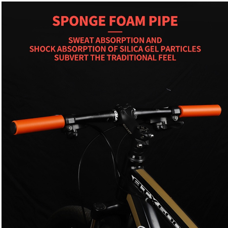 Bike Handle Grip MTB Silicone Shock Absorbing Non-Slip Soft Cycling BMX Hand Grip Universal