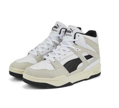 PUMA Unisex Slipstream Hi Heritage Sneakers (White)