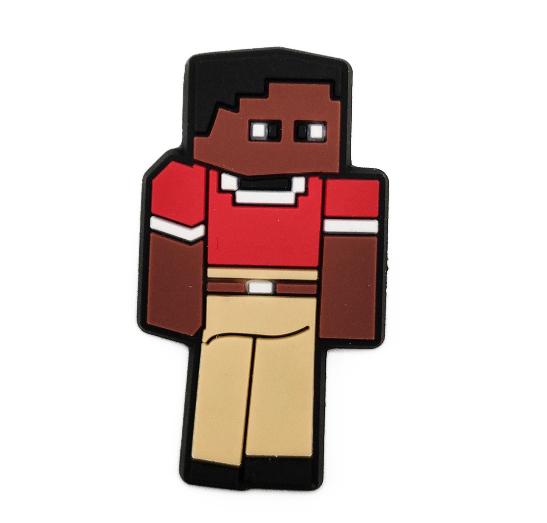 Cartoon Alex Sword Croc Jibbitz for Kids Minecraft Jibbits Charm Computer Game Jibits Crocks Shoes Accessories Shoe Charms Pins 032