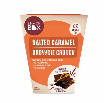 Snack Box Salted Caramel Brownie Crunch 125g