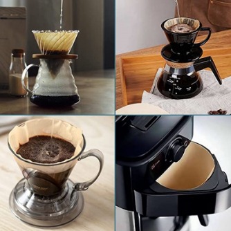 100pcs Coffee Paper Filter for Coffee Hand-poured Coffee Filter Drip 2-4 Cup New