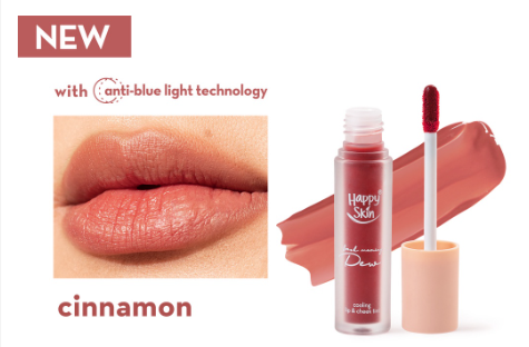 Happy Skin Dew Cooling Lip & Cheek Tint in Cinnamon