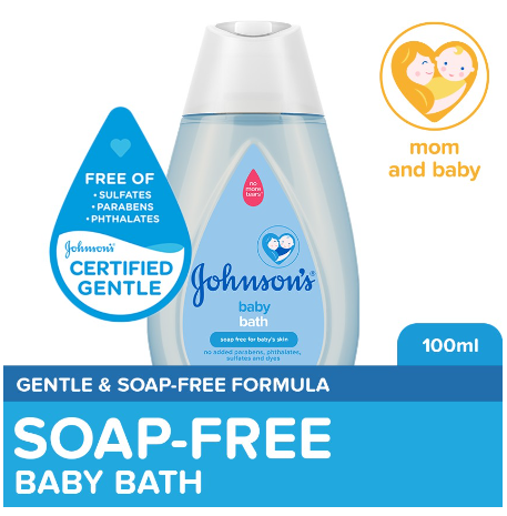 Johnson's Baby Bath 100ml - Baby Essentials, Baby Care, Baby Wash, Body Wash for Baby