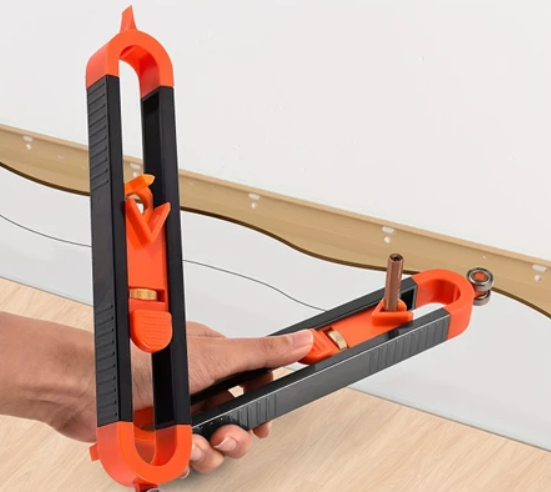 Contour Gauge Scribe Tool, Precise Profile Duplicator, Irregular Shape Profile Tool for Woodworking, Van Conversion Projects