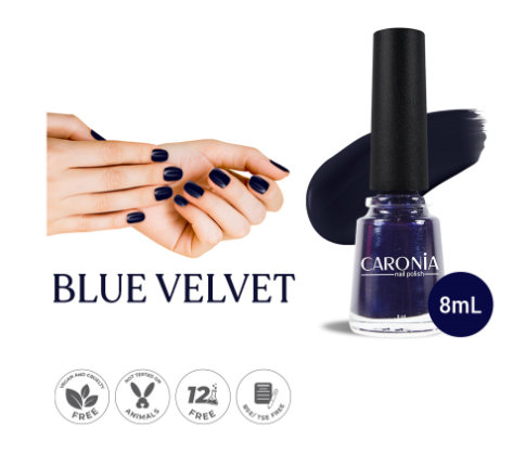 Caronia Nail Polish Blue Velvet 8ML