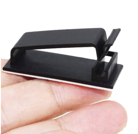 Office Wire Organizers Fasteners Cable Management Clip Multipurpose Fixed Wall Desk Surface