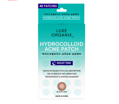 Luxe Organix Hydrocolloid Acne Spot Patch Night