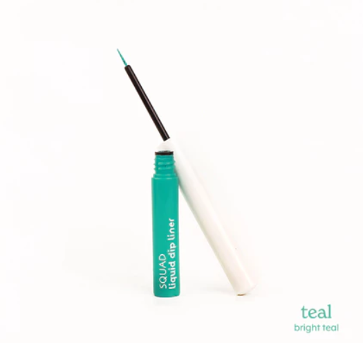 Squad Cosmetics Liquid Dip Liner in TEAL