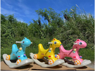 HSZ 2in1 Rocking Horse Rider Push Car Rocker Pony Trojan Toys Children's Rocking Horse Kid Gift