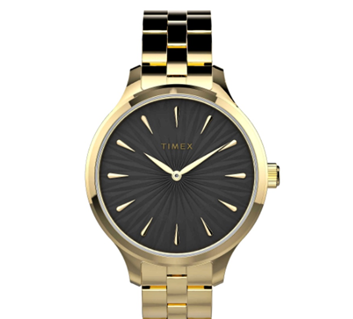 Timex Peyton Gold Stainless Steel Analog Quartz Watch For Women TW2V06200