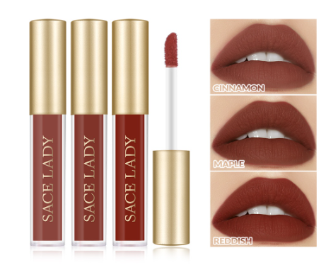 SACE LADY 3 Colors Lasting Mini Lipstick Set Cup-proof Matte Lip Make Up