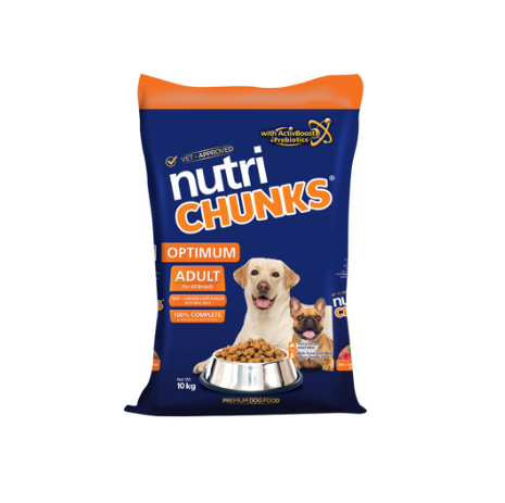 Nutri Chunks Optimum Adult Beef 10kg