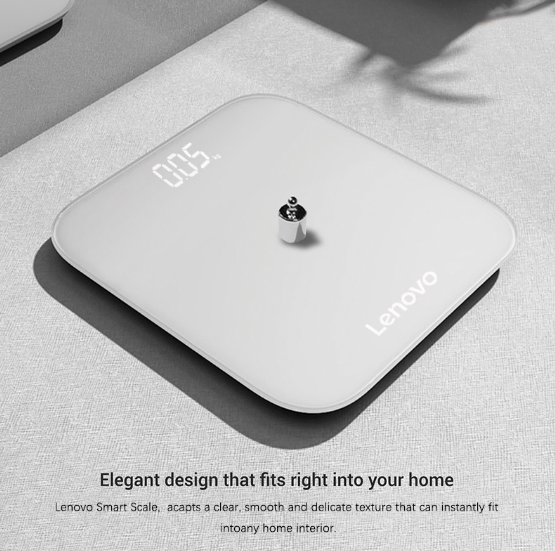 Lenovo Digital Weighing Scale Human Body fat Scale Smart Weight Scale with Batteries