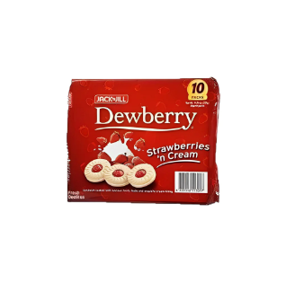 Jack 'n Jill Dewberry Strawberries N Cream 33g x 10s