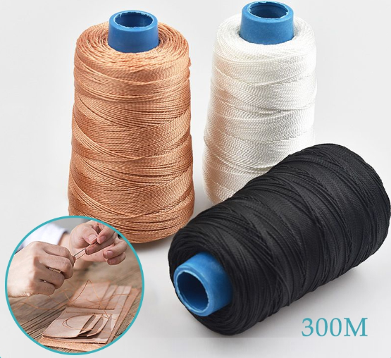 300m Leather Sewing Thread Strong Nylon Cord Thread for Shoe Repairing Leather Craft