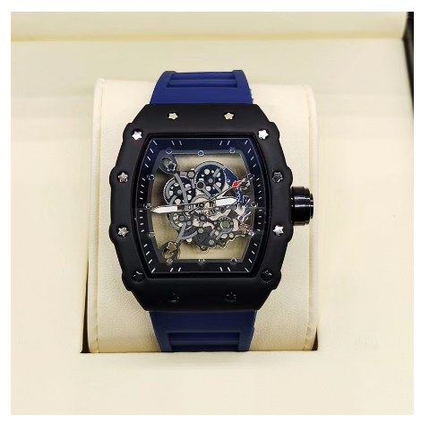 Original Luxury Fashion Luminous Waterproof Hollow Transparent Bottom Quartz Watch 5