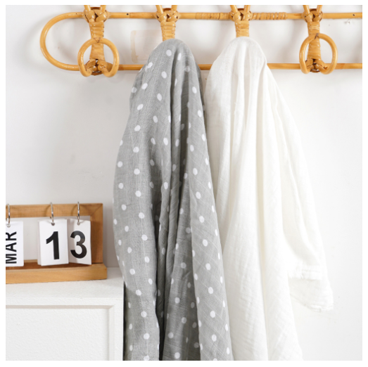 Happyflute 2 Pcs Set Baby Muslin Swaddle Blanket Soft Farbic Cotton Baby Products Baby Multifunctional Gauze 15