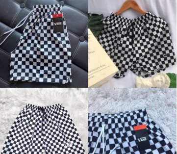 TASLAN CHECKBOARD/ CHECKERED DICE SHORT/ONE PIECE TASLAN