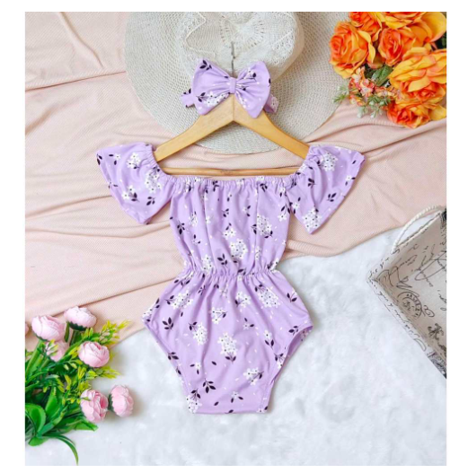 Baby Romper With Turban (UP TO18months) 03