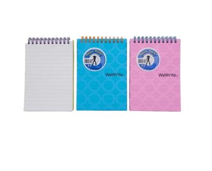 Foldermate Spiral Notebook A6 Retro Rock Plus 70 sheets Ruled Toploop (color may vary)