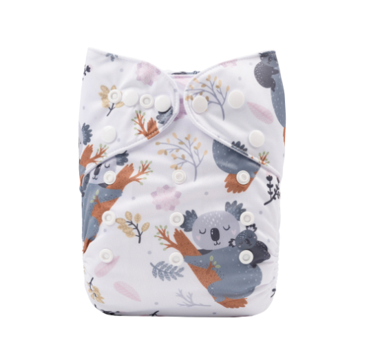 Alva Baby Cloth Diapers Washable Reusable Real Cloth Pocket Nappy Diaper Only D48