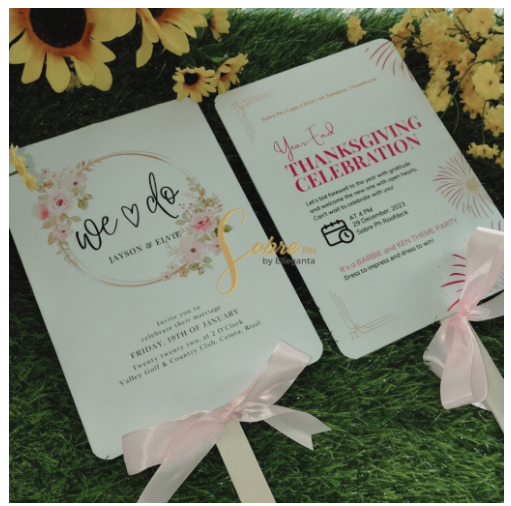 Personalized Wedding Fan | Custom Fan for any Events by Sober Ph