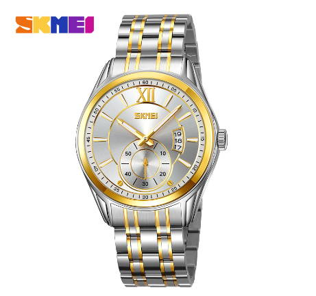 Skmei Watch for Men Fashion Business Multifunction Quartz Watch Waterproof Luminous Men's Watch 9319 05