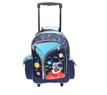 Kids Space and Astronaut Trolley School Bag 14"