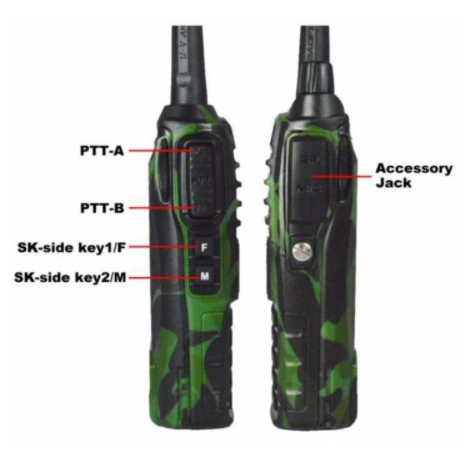 Baofeng UV-82 Two Way Radio Walkie Talkie With Earphone