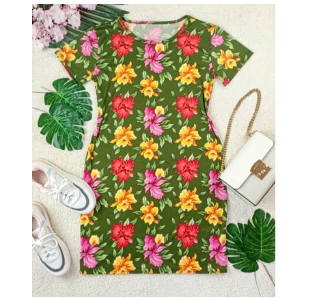 Maternity Taytay Supplier Maternity Dress (Floral) MD2