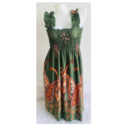 RUFFLES Mini Smocking || Maternity Dress || Summer Dress ||Above the knee up to Medium Size S