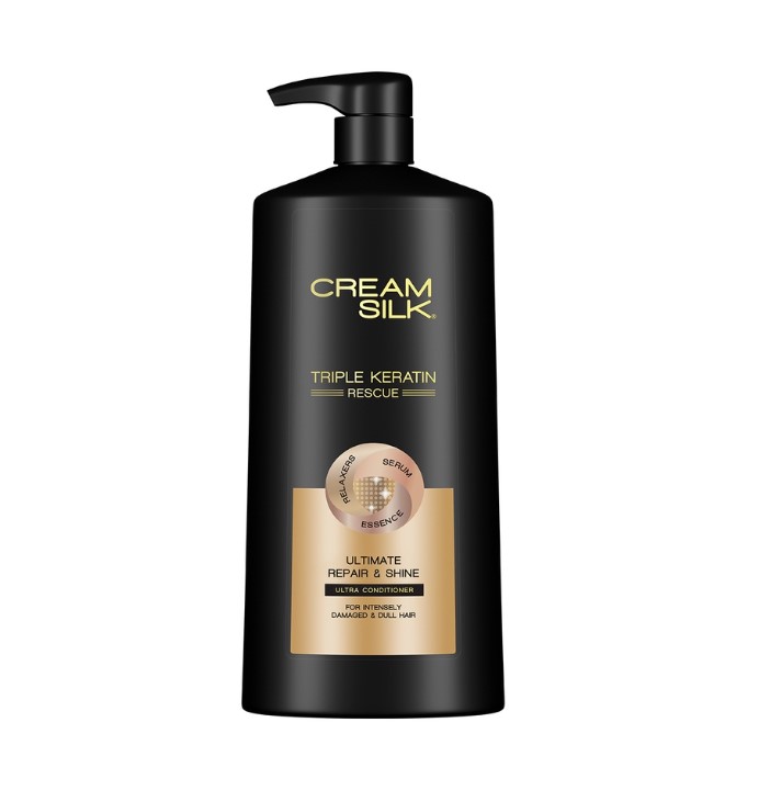 Cream Silk Triple Keratin Rescue Conditioner Ultimate Repair & Shine 900ML