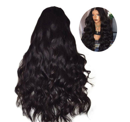 Long Curly Wig Glueless Lace Wigs Women Indian Remy Human Hair Lace Front Hot (70cm)