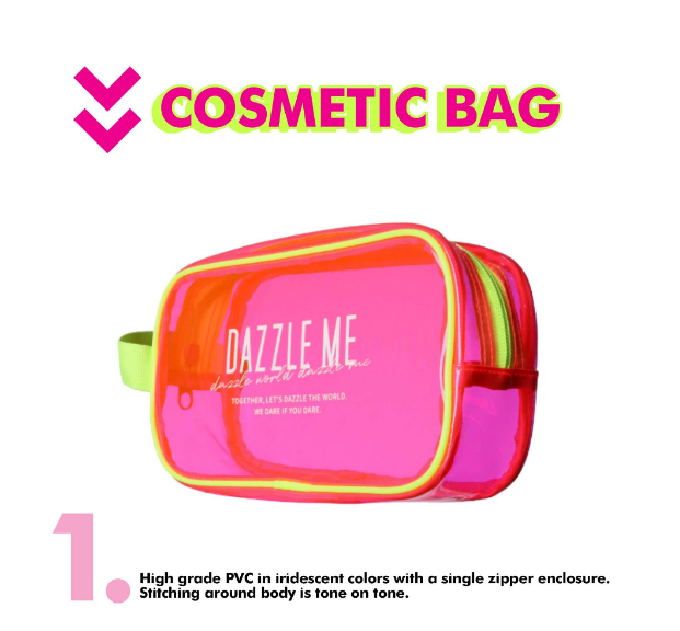 DAZZLE ME Makeup Pouch - Makeup Pouch Travel Pouch Organizer Water Proof Pouch