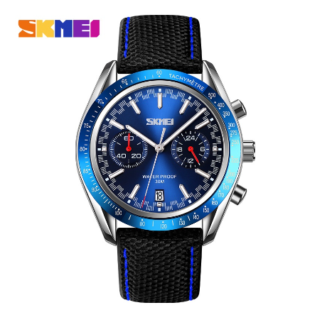 SKMEI High Quality Men Waterproof Quartz Watch Atmospheric Sports 9292  ALL BLUE