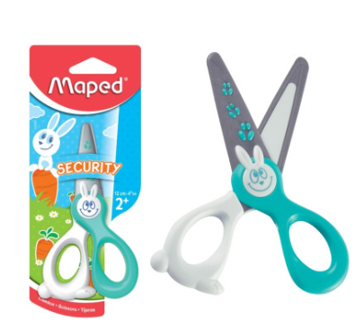 MAPED Kidicut Scissors/Gunting/Fiberglass plastic blades/with FUN design/12cm 037800