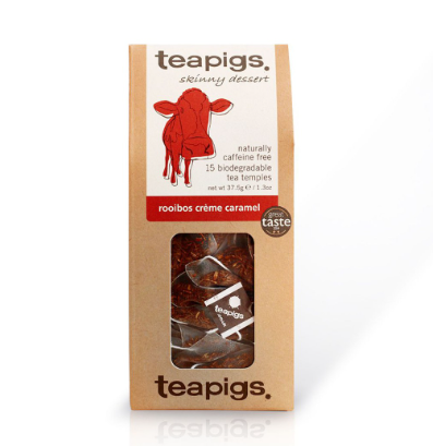 Teapigs Skinny Dessert  Rooibos Creme Caramel 15 Tea Temples